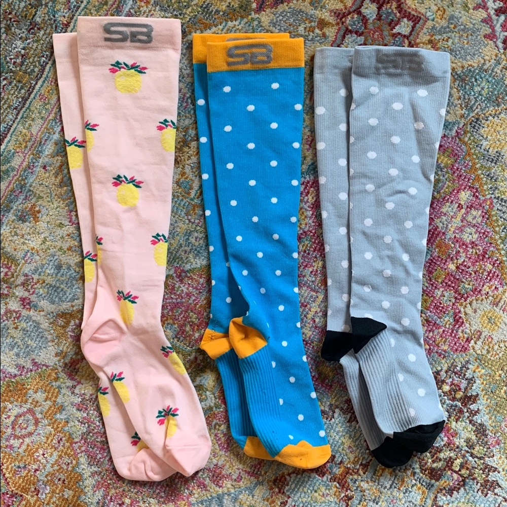 3 Pairs SB Compression Socks